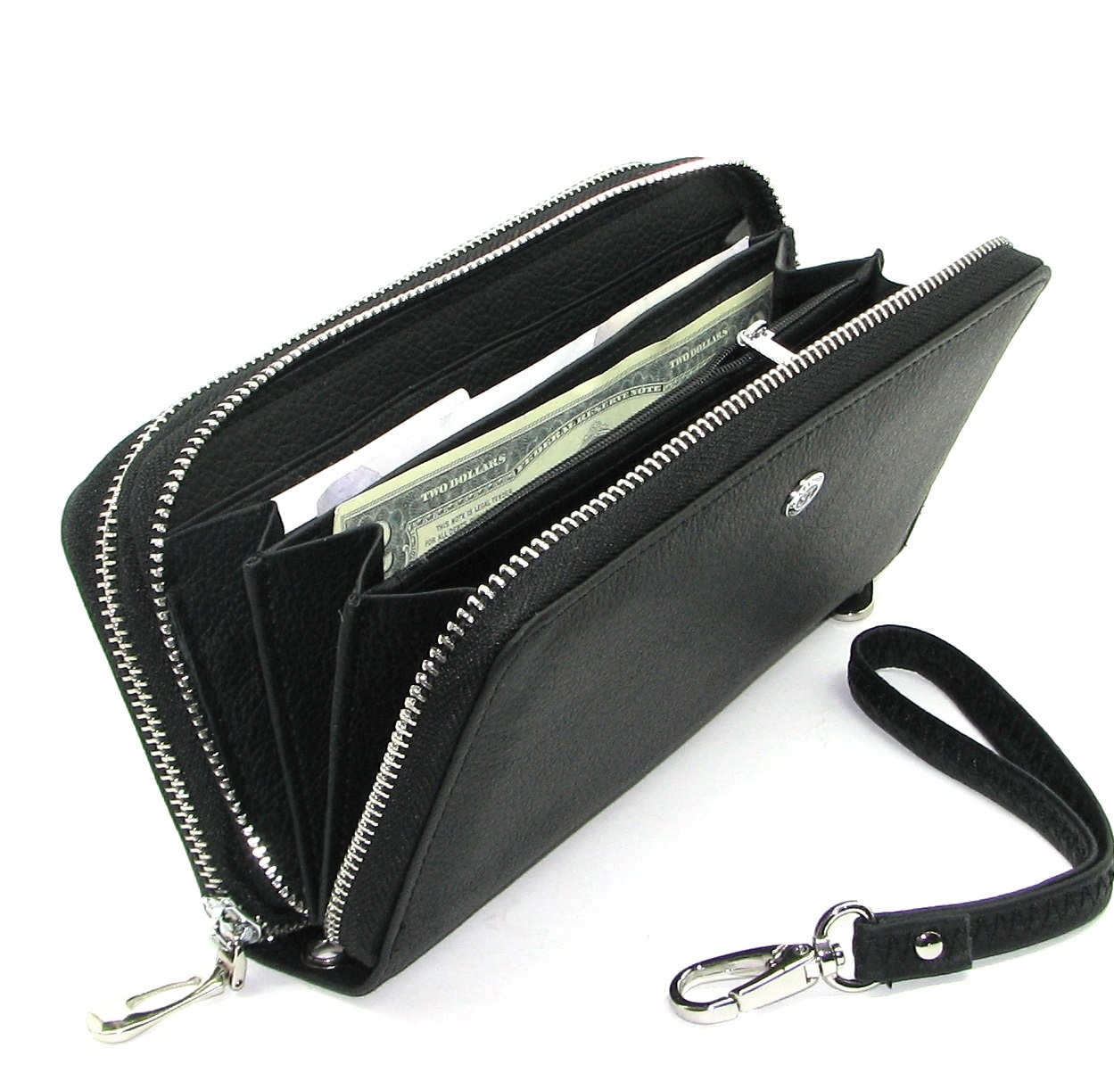 Кошелек мужской ST Leather Accessories 127 BLACK Кошелек мужской ST Leather Accessories 127 BLACK